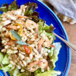 Pamela Morgan - Grilled Shrimp Fennel and White Bean Salad with Sage and Oregano Vinaigrette