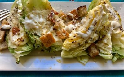 Grilled Caesar Cabbage Salad