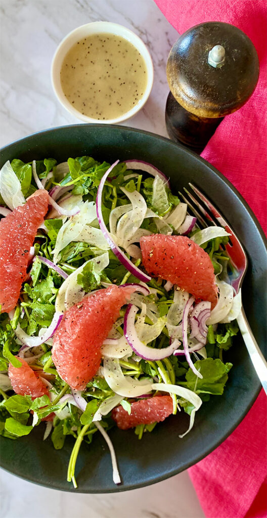 Pamela Morgan - Winter salad of grapefruit, fennel, watercress
